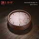 璽翰雅（ROYHOYE）宜興紫砂茶托純手工雙層儲水式圓形茶臺高檔送禮小干泡臺茶具茶托 （中號）清風(fēng)雙層干泡臺
