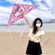 mondoba少女風(fēng)箏春游風(fēng)箏擺攤地推helloKitty星黛露草莓熊兒童戶(hù)外線(xiàn)輪 粉KT風(fēng)箏+50米小線(xiàn)板