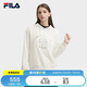 FILA 斐樂官方女子連帽衛(wèi)衣2025春季時(shí)尚休閑針織衫舒適長(zhǎng)袖上衣