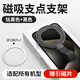 摩斯維【不挑機型】360°旋轉多功能磁吸手機支架magsafe金屬指環(huán)扣桌面背貼車(chē)載支點(diǎn)手機殼貼片支撐支架 【鈦黑色+黑色帶】360°旋轉