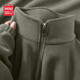 名創(chuàng)優(yōu)品（MINISO）奧粒絨外套男冬季防寒保暖上衣男士加絨加厚內(nèi)膽夾克 棕櫚綠 L