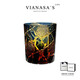 VIANASA'S諸神的黃昏異變版?zhèn)€性江戶切子手工雕刻水晶威士忌酒杯洋酒杯送人 諸神異變版 (禮盒裝) 280ml 1只