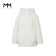 麥檬【限時(shí)特惠】MM90鴨絨白色連帽羽絨服商場(chǎng)同款冬5FA881331 米白5FA881331 S （115-130斤）充絨量：186.8G