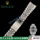 NAVCON勞力士日志型手表帶鋼帶男原裝適用126334五珠表鏈904L精鋼配件21 日志型五珠鋼帶鋼色 21mm