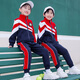 卡瓦拉中小學(xué)生校服班服幼兒園園服套裝定制兒童運動(dòng)會(huì )服裝春秋裝一年級 紅色兩件套 130碼