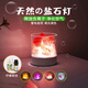 優(yōu)麗美家 香薰水晶鹽燈喜馬拉雅礦石小夜燈氛圍燈睡眠燈創(chuàng)意禮品裝飾擺件 【鹽燈+檸檬香油】暖光/七彩燈