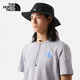 北面漁夫帽大檐帽男女戶外旅行防紫外線遮陽(yáng)防護(hù)5FXF JK3/黑色 S/M
