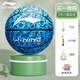 李寧（LI-NING）5號7號標準兒童成人青少年比賽訓練耐磨球室內外中考通用街頭籃球 5號 313藍色橡膠籃球