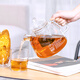 trendglas JENA德國(guó)進(jìn)口煮茶壺玻璃養(yǎng)生壺茶水分離泡茶壺直火電陶爐燒水壺大容量 玻璃煮壺（玻璃蓋）+茶濾