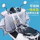 電動(dòng)車車頭防雨罩擋風(fēng)被專用防暴雨透明防風(fēng)防塵車罩一體通用雨披 加大高清罩【開孔通用+坐墊】PVC