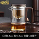 塔馳密司（TOUCH MISS）玻璃泡茶壺家用茶水分離懶人泡茶神器大容量磁吸過濾飄逸杯茶壺 小號(hào)-無(wú)桿磁吸飄逸杯500ml