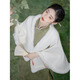 稚約新娘結(jié)婚伴娘敬酒服旗袍披肩斗篷外搭秋冬百搭復(fù)古毛絨外套米白女 米白色 均碼