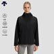 迪桑特（DESCENTE） WOMEN’S TRAINING 女士 防水透濕抽繩抓絨 梭織上衣外套夾克 BK-BLACK L (170/88A)