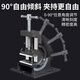 美科（MYTEC）導桿式臺鉗可傾斜平口鉗角度夾鉗0-90°可調臺虎鉗木工操作臺虎鉗 四寸可傾斜夾鉗【臺鉆可用】