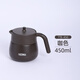 膳魔師（THERMOS）日本進(jìn)口保溫壺燜泡茶壺帶茶漏濾網(wǎng)家用辦公不銹鋼水壺TTE 膳魔師TTE 咖色450ml