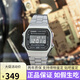 卡西歐（CASIO）經(jīng)典復古款雙顯鋼帶男女手表AQ-230GA-9D AQ-230A-1D 7D 9D電子表 A168WGG-1B 【附加貼膜】