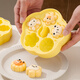 束語(yǔ)英國蒸糕模具嬰兒食品級寶寶輔食工具全套可蒸硅膠磨具嬰幼兒糕點(diǎn) 恩尼黃動(dòng)物花朵模+裱花袋+油刷
