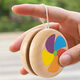 福孩兒木質(zhì)悠悠球溜溜球yoyo球兒童益智玩具男孩女孩幼兒園早教分享禮物