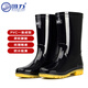回力雨鞋男女中高筒雨天防水鞋防滑雨靴戶(hù)外釣魚(yú)工作套鞋趕海鞋HXL807 黑色中筒 38