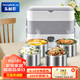 東耐倫電熱飯盒 加熱飯盒 上班族白領(lǐng)蒸熱飯神器 可保溫單雙層304不銹鋼內(nèi)膽便攜式自熱飯盒辦公室可用 升級款 304雙層飯盒