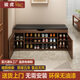 駿虎牌進(jìn)門(mén)鞋柜家用門(mén)口鞋柜可坐換鞋凳坐凳一體免安裝鞋柜收納鞋架入戶(hù) 3層120胡桃色