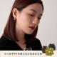 白嵐丹楓耳釘瑪瑙耳飾耳夾耳環(huán)氣質(zhì)高級(jí)輕奢精致飾品女生日禮物送老婆 丹楓耳釘