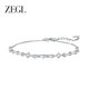 ZEGL竹節手鏈925純銀簡(jiǎn)約新中式國風(fēng)輕奢送閨蜜生日禮物