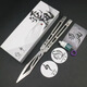 序列追風(fēng)soar蝴蝶花式【大海balisong】追風(fēng)鉚釘三明治花式未開刃 追風(fēng)