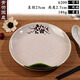 炒面盤(pán)子飯店盤(pán)子樹(shù)脂塑料菜盤(pán)蓋飯商用密胺圓形菜碟餐廳餐具批發(fā) 6209 圓盤(pán)