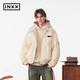 英克斯（inxx）2024秋冬新款工裝休閑夾克活頁(yè)多口袋棉衣XME4141379 肉粉 XL