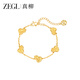 ZEGL碎冰冰葫蘆手鏈金色葫蘆手鏈女爆款輕奢小眾七夕情人節(jié)禮物送女友