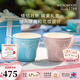 WEDGWOOD[七夕禮物]歡愉假日馬克杯情侶對杯杯子水杯咖啡杯高顏值 歡愉假日藍(lán)粉馬克杯 2個(gè) 350ml