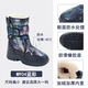 PHIBEE菲比小象兒童雪地靴男童女童2024冬季新款皮毛一體超厚防水防滑 油墨藍(lán)彩 建議大一碼 37 內(nèi)長(zhǎng)24.2cm左右