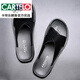 卡帝樂(lè )鱷魚(yú)（CARTELO）拖鞋男真皮2025新款夏季休閑沙灘涼鞋男韓版個(gè)性外穿涼拖鞋皮涼鞋 9T006黑色 41