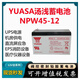 YUASA湯淺蓄電池NPW45-12 12V9AH 消防機房UPS直流屏電力通訊 NPW45-12