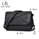 casa-kupsCK男士單肩包斜挎包潮流大容量騎行郵差包 工裝輕便小挎包 CK20黑色