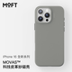 MOFT適用蘋果iPhone16/Plus/Pro/Pro Max手機(jī)殼全包新款皮質(zhì)強(qiáng)磁吸防摔全包magsafe保護(hù)套簡約 象灰 Taupe iPhone 16 Pro Max
