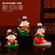 赟婭唐宮夜宴古風侍女西安文創(chuàng)小擺件情緒穩(wěn)定辦公室工位桌面飾品手辦 唐小環(huán)仕女擺件3件套