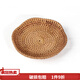 沉弗杯墊越南秋藤手工編藤復古茶托茶杯托碗墊隔熱墊紫砂壺墊茶道配件 花邊形【單個(gè)】