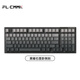 腹靈FL980V2Pro 有線/藍(lán)牙/2.4G三?？椭苹瘷C(jī)械鍵盤gasket結(jié)構(gòu)正刻側(cè)刻鍵帽熱插拔藍(lán)牙鍵盤無線鍵盤 FL980V2Pro LS版-黑曜石墨影側(cè)刻 冰薄荷軸V2