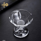 禾器觀(guān)山茶漏玻璃激光打孔茶濾茶葉過(guò)濾網(wǎng)和器濾茶器耐熱高檔茶具配件 觀(guān)山濾網(wǎng)-透明 玻璃激光打孔漏網(wǎng)