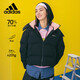阿迪達斯 （adidas）女裝冬季運動(dòng)服NEO保暖上衣連帽羽絨服H18637 A/XL