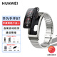 華為（HUAWEI）華為通話手環(huán)B7腕上藍(lán)牙耳機(jī)通話手表耳機(jī)二合一防水心率睡眠血氧監(jiān)測(cè)運(yùn)動(dòng)智能通話手環(huán) 鈦灰色表框【含曜金黑橡膠表帶+鋼色金屬表帶】