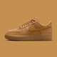 耐克（NIKE）勝道潮流2025秋季新款女鞋AIR FORCE 1 '07空軍一號小麥休閑板鞋 FZ7372-200 40