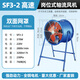 渚江崗位式軸流風(fēng)機(jī)220v工業(yè)風(fēng)扇排氣扇管道式排風(fēng)機(jī)排風(fēng)扇工業(yè)級380v 崗位式3-2高速/220V 全銅線電機(jī)