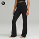 lululemon丨Groove Nulu? 女士超高腰喇叭褲 芯吸 LW5EIKA 黑色 M