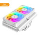 九鯊（JIUSHARK）JF13Kmini下壓式CPU主板內存散熱器風(fēng)冷6管AMD10cm風(fēng)扇13代1700PWM神光同步 白色(ARGB版）