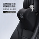 愛(ài)車(chē)屋天然乳膠汽車(chē)頭枕腰靠護頸枕靠枕靠墊車(chē)用枕頭 奔馳寶馬奧迪適用 【天然乳膠】深空黑-頭枕