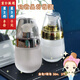 浴米分裝瓶化妝品按壓式粉底液卸妝水空瓶乳液補(bǔ)水噴瓶小樣玻璃瓶子 金色【30ml】 1個(gè)