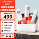 浩瀚卓越（hohem）Mic-01無(wú)線(xiàn)領(lǐng)夾麥克風(fēng)直播話(huà)筒收音麥講解器手機K歌設備主播短視頻錄音相機 type-c一拖二【白色】M